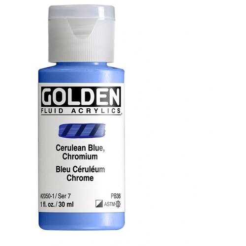  GOLDEN tečna akrilna boja 30 ml | 2050 cerulean chrome blue Slike