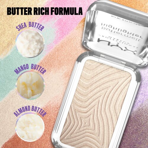 NYX Professional Makeup buttermelt highlighter highlighter nijansa bright &amp;amp; butta 05 5 g Slike