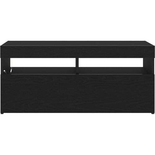 vidaXL TV omara Črni hrast Inženirski les 90 x 35 x 40 cm Shranjevanje Cene