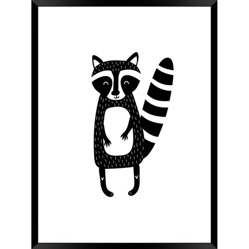 Styler Otroški plakat Styler Modernpik Racoon, 40 x 30 cm Cene