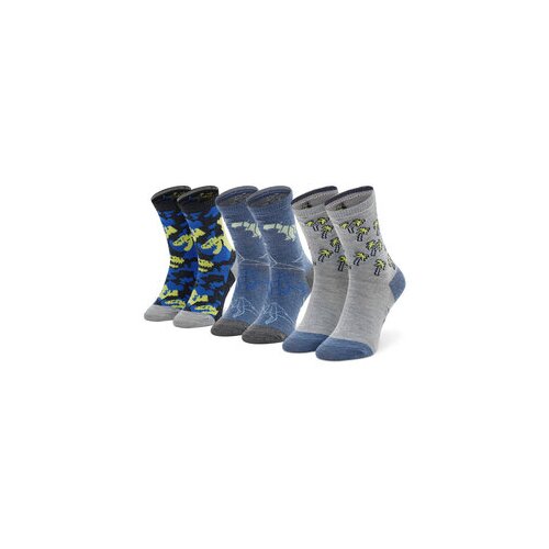 Skechers Set 3 parov otroških visokih nogavic SK-SK41078 Pisana Cene