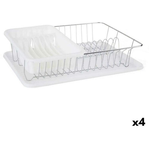  Cjedilo za Sudoper Bijela Metal Plastika 43 5 x 11 x 33 5 cm (4 kom.) Cijene