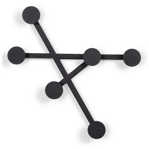 Spinder Design Crna metalna zidna vje&amp;scaron;alica Bottoni &amp;ndash; Slike