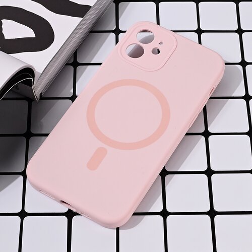  Torbica Magsafe Pure color za iPhone 12 6.1 roze Cene