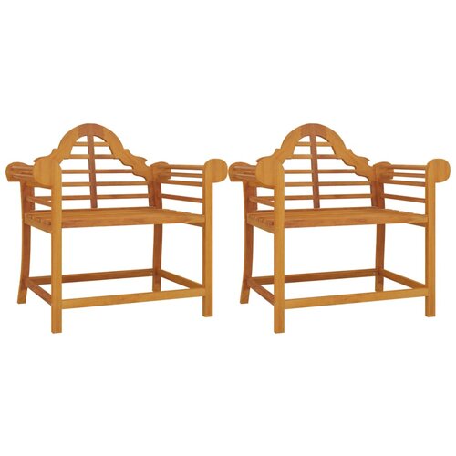 Maison Chic Vrtni stoli - Stol za vrt 2 kosa 91x62x94 cm trdna tikovina JS1164, (21878734) Cene