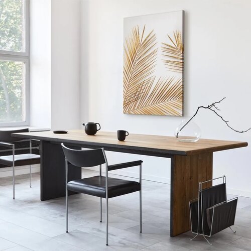  Slika - Golden Palm Leaves (1 Part) Vertical 80x120 Slike