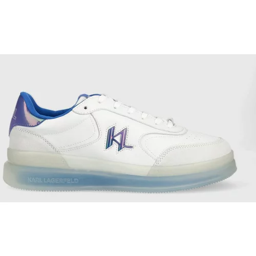 Karl Lagerfeld Kožne tenisice Kl53426 Brink boja: bijela
