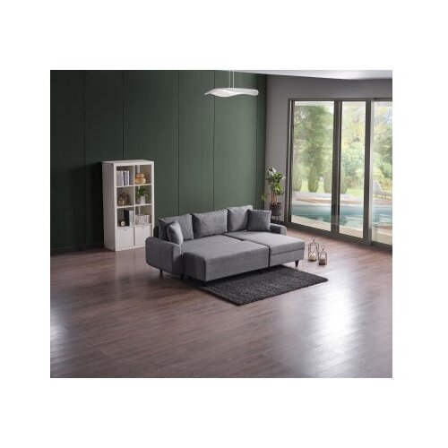Atelier Del Sofa Ugaona sofa na razvlačenje Flavia, 230x72x125 cm, Siva Slike