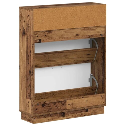  Ormar za cipele HOORN 78 x 24 x 100 cm Konstruirano drvo - Staro drvo Cijene