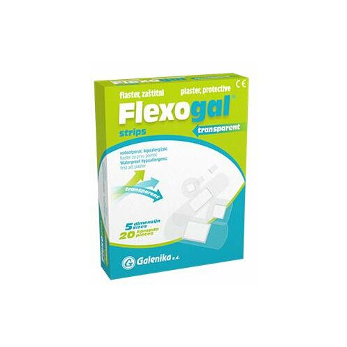 Flexogal flaster transparentni 20 komada Cene