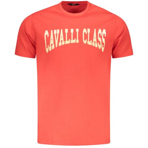 Cavalli Class Mu&amp;scaron;ka Majica Kratkih Rukava Crvena Slike