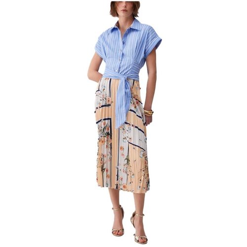 Liu Jo Dolge obleke WA6344T2555 Modra Cene