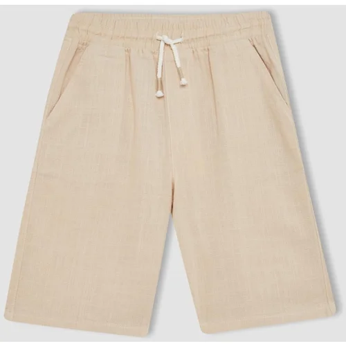 Defacto Boy's Linen Look Shorts