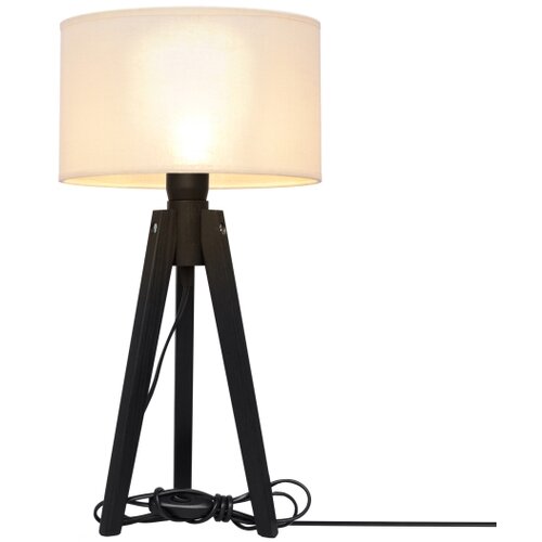  Stona lampa ALBA 1xE27/15W/230V krem/borovina Slike