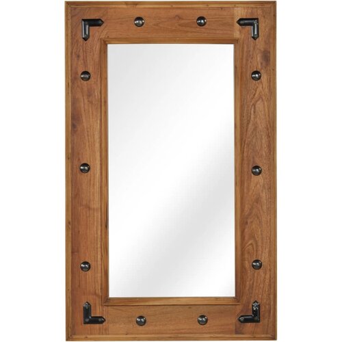  Ogledalo od masivnog bagremovog drva 50 x 80 cm Cijene