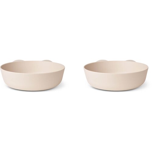Liewood 2 dijelni set posudica od bio plastike solina rabbit sandy Cijene