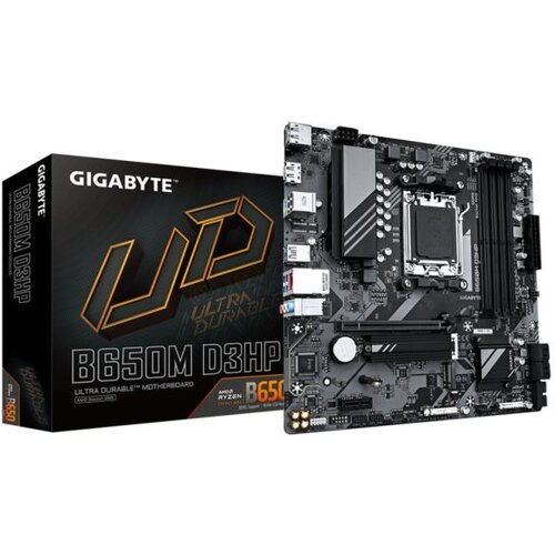 Gigabyte MB B650M D3HPAM5 4xDDR5 2xM.24xSATA, 6x USB,HDMI,2x DP, microATX Cijene