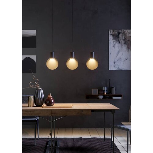 Eglo visilica Sarona 900402, 3x GU10 LED 4,5 W, dužina 91 cm, crna i zlatna Cene