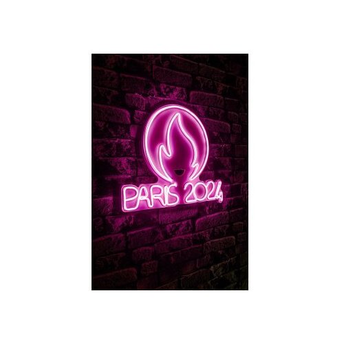 WALLXPERT dekorativna plastična led rasveta paris 2024 pink Slike
