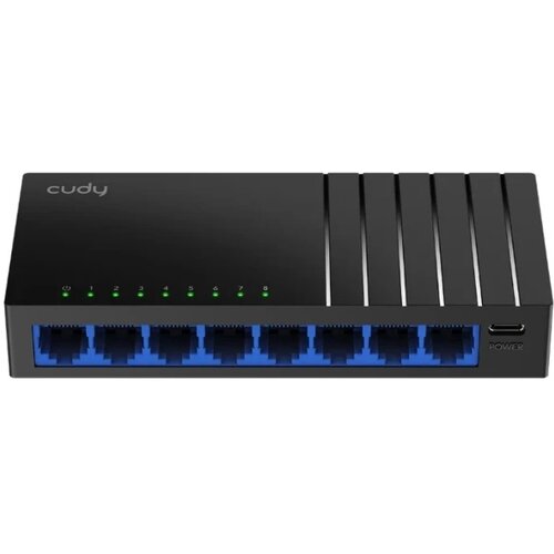 Cudy GS108D V7.0 8-Portni Gigabit Desktop Switch,USB-C, 170m Slike