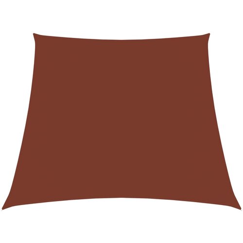 vidaXL Senčno jadro oksford blago trapez 2/4x3 m terakota, (20693087) Cene
