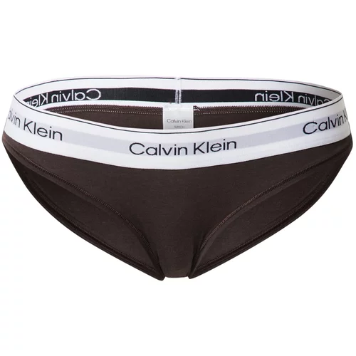 Calvin Klein Underwear Slip zeleno smeđa / crna / bijela