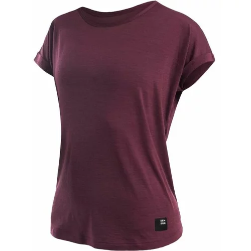 Sensor MERINO AIR Ženska funkcijska majica, boja vina, veličina
