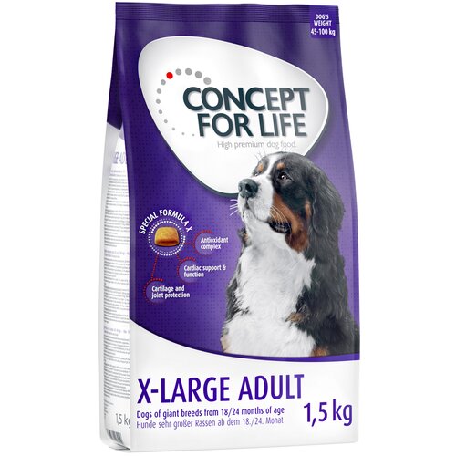 Concept for Life Snižena cijena! 1 kg / 1,5 kg hrana za pse - X-Large Adult (1,5 kg) Cijene
