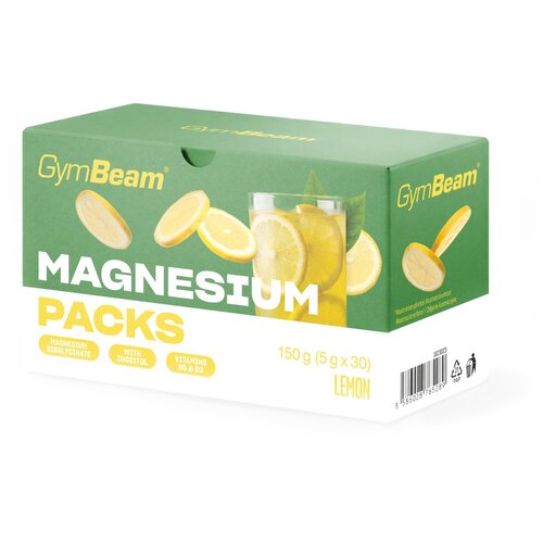 GymBeam Magnesium Packs limun Slike