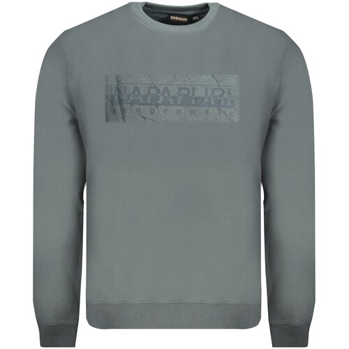 Napapijri SWEATSHIRT WITHOUT ZIP MEN GREEN Slike