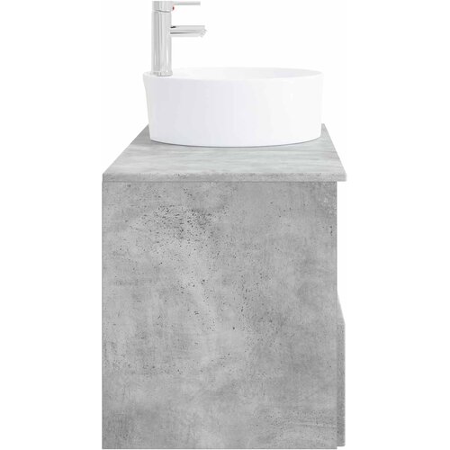  Set namje&amp;scaron;taja za kupaonicu 2 kom. Betonska siva 49,5 x 44,5 x 82 cm Slike