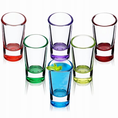 KADAX kozarci za vodko, barvit komplet kozarcev 28 ml, komplet 6 kosov, (5000351682) Cene