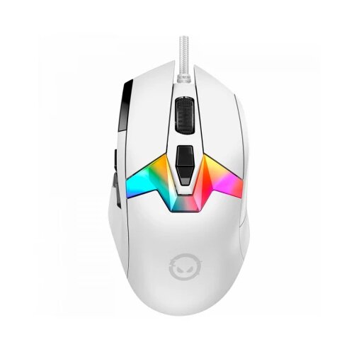Lorgar MSP80, 8000 hz gaming mouse pro, white Cene