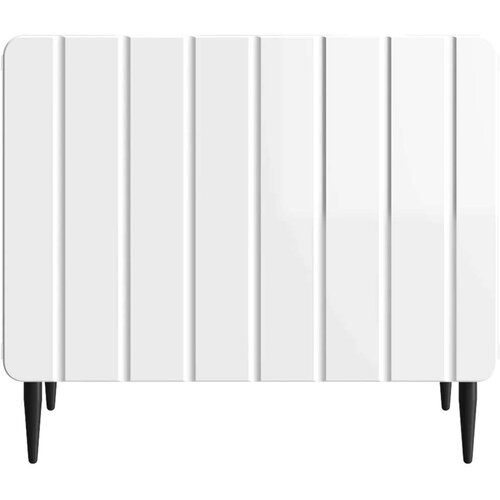  Stolić za kavu s ladicama Bijela visokog sjaja 49 x 50 x 42 cm - Bijela visokog sjaja Slike