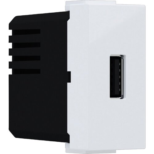 MODYS Polnilna vtičnica za USB Modys SB (bele barve, 1 kos, vgradna/podometna) Slike