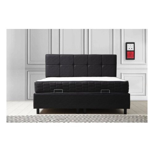Hanah home Vitalia Set 120 x 200 - Anthracite Anthracite Single Mattress, Base & Headboard Cene