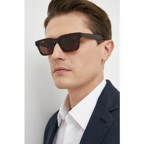 Alexander Mcqueen Sončna očala moški, rjava barva