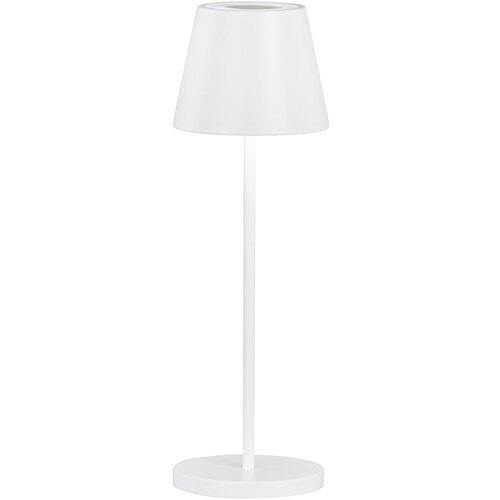 Fischer &amp;amp; Honsel Bijela LED stolna lampa s mogućnosti zatamnjivanja s metalnim sjenilom (visina 34 cm) Cosenza 2.0 &amp;ndash; Slike