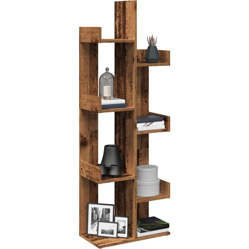 VidaXL Ormarić za knjige staro drvo 48x25,5x140 cm konstruirano drvo Slike