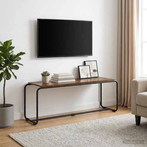  TV stalak 113.5 x 35.5 x 42 cm Dimljeni hrast Konstruirano drvo Cijene