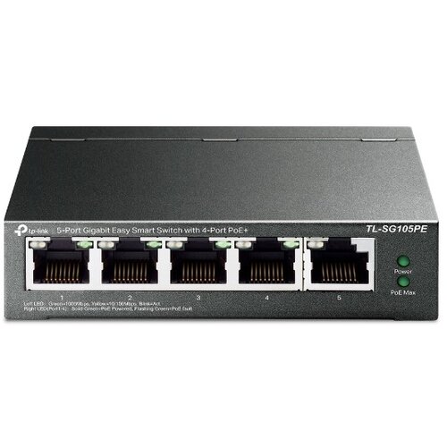 Tp-link 5-Port Gigabit Easy Smart switch stikalo z 4-Port PoE+ Slike