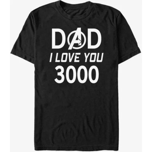 ZOOT.Fan Marvel Dad 3000 Majica Črna