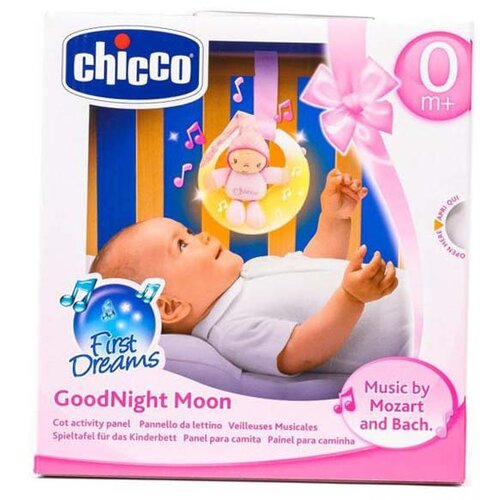 Chicco Muzička lampa uspavani mesec, roze Cene