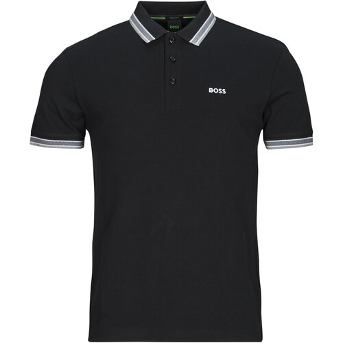 Boss Polo majice kratki rokavi Paddy Curved Črna Cene