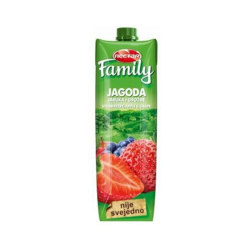 Nectar voćni sok family jagoda 1l Cene