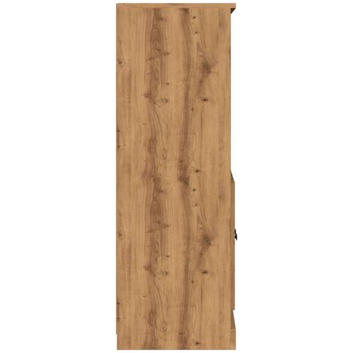 VidaXL Visoka komoda boja hrasta 60x35,5x103,5 cm konstruirano drvo Slike