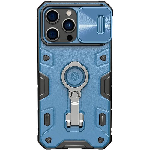 Nillkin torbica camshield armor pro za iphone 14 pro max 6.7 plava Slike
