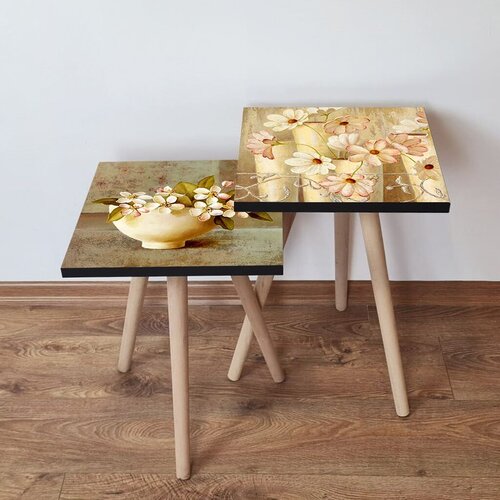 Hanah home set klub stočića 2Shp456, 2 komada, Smeđi Cene