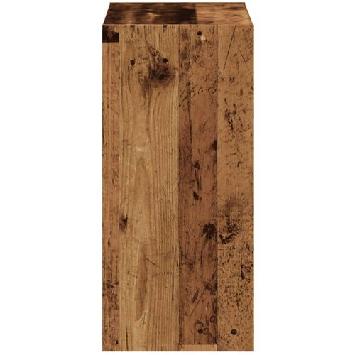 VidaXL Regal za knjige boja starog drva 68,5x32x68,5 cm drveni Slike