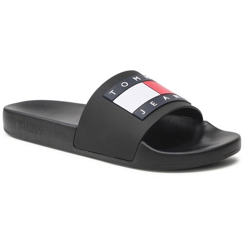 Tommy Jeans Papuče mornarsko plava / crvena / crna / bijela Cijene
